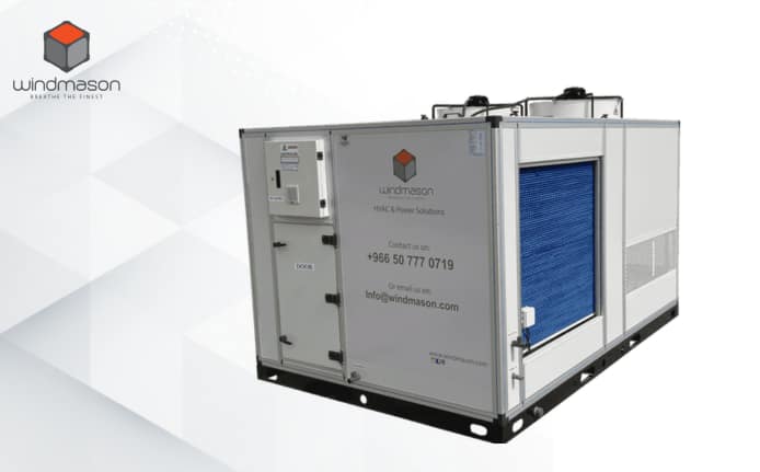 Windmason IDEC 2 stages evaporative cooling solution photo