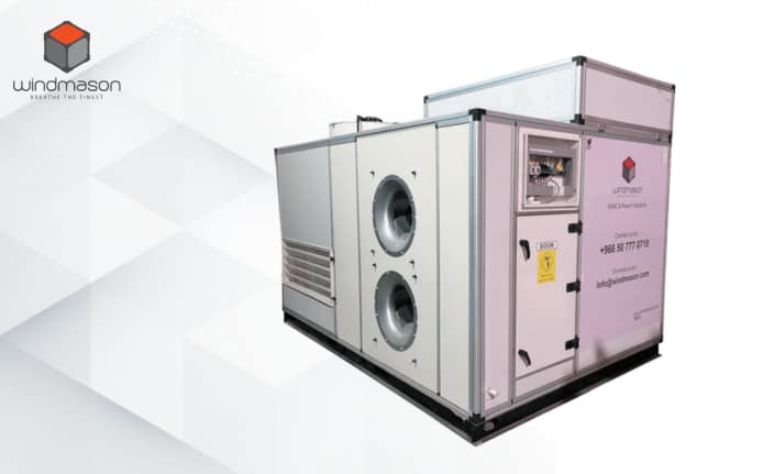 Windmason IDEC 3 stages evaporative cooling solution photo